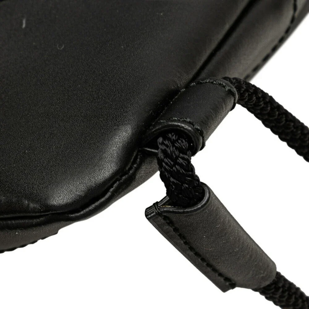 GUCCI Black Leather Backpack